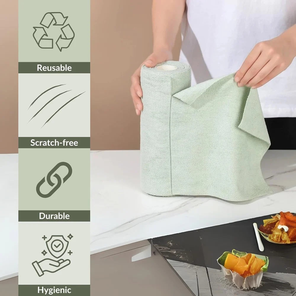 Premium Tear Away Microfiber Cloth Roll