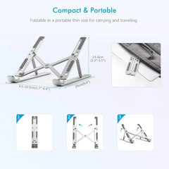 foldable aluminum laptop stand