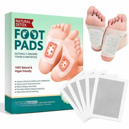 Herbal And Gentle Ingredient Detox Foot Pads(PACK OF 10)(BUY 1 GET 1 FREE)