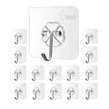 Stainless Steel Self Adhesive Wall Hook (Pack of 12) (BUY 1 GET 1 FREE)