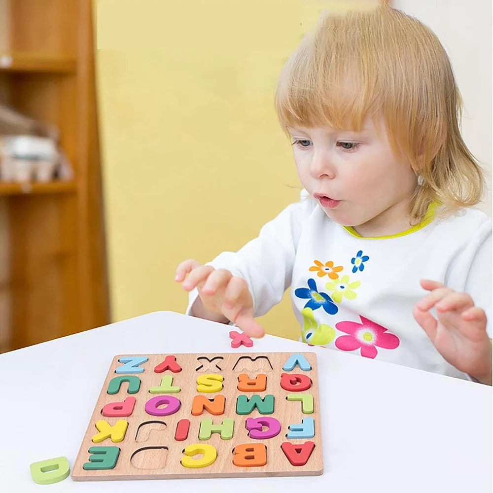 Wooden Learning Educational Board for Kids (Pack of 3)
