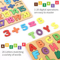 Wooden Learning Educational Board for Kids (Pack of 3)
